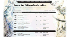 Desktop Screenshot of forum.sombres-rets.fr